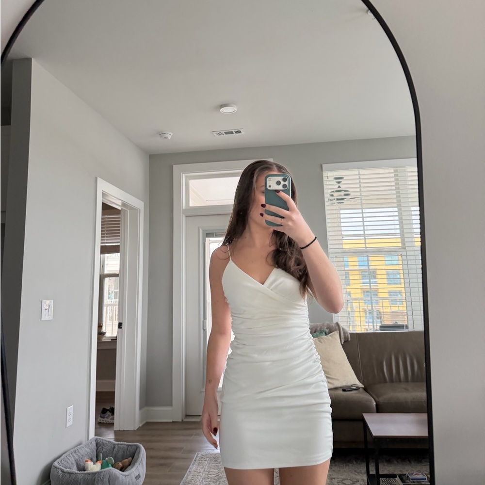 Zara White Dress Short